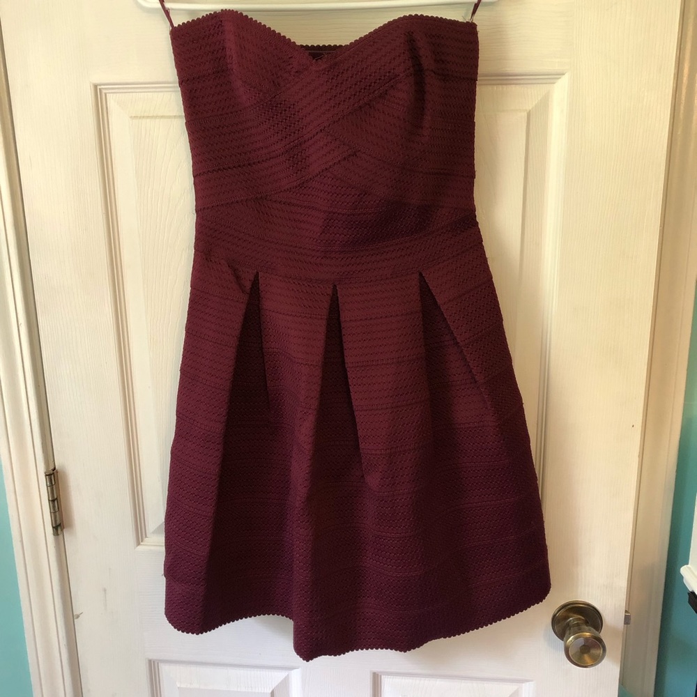 Express maroon dress